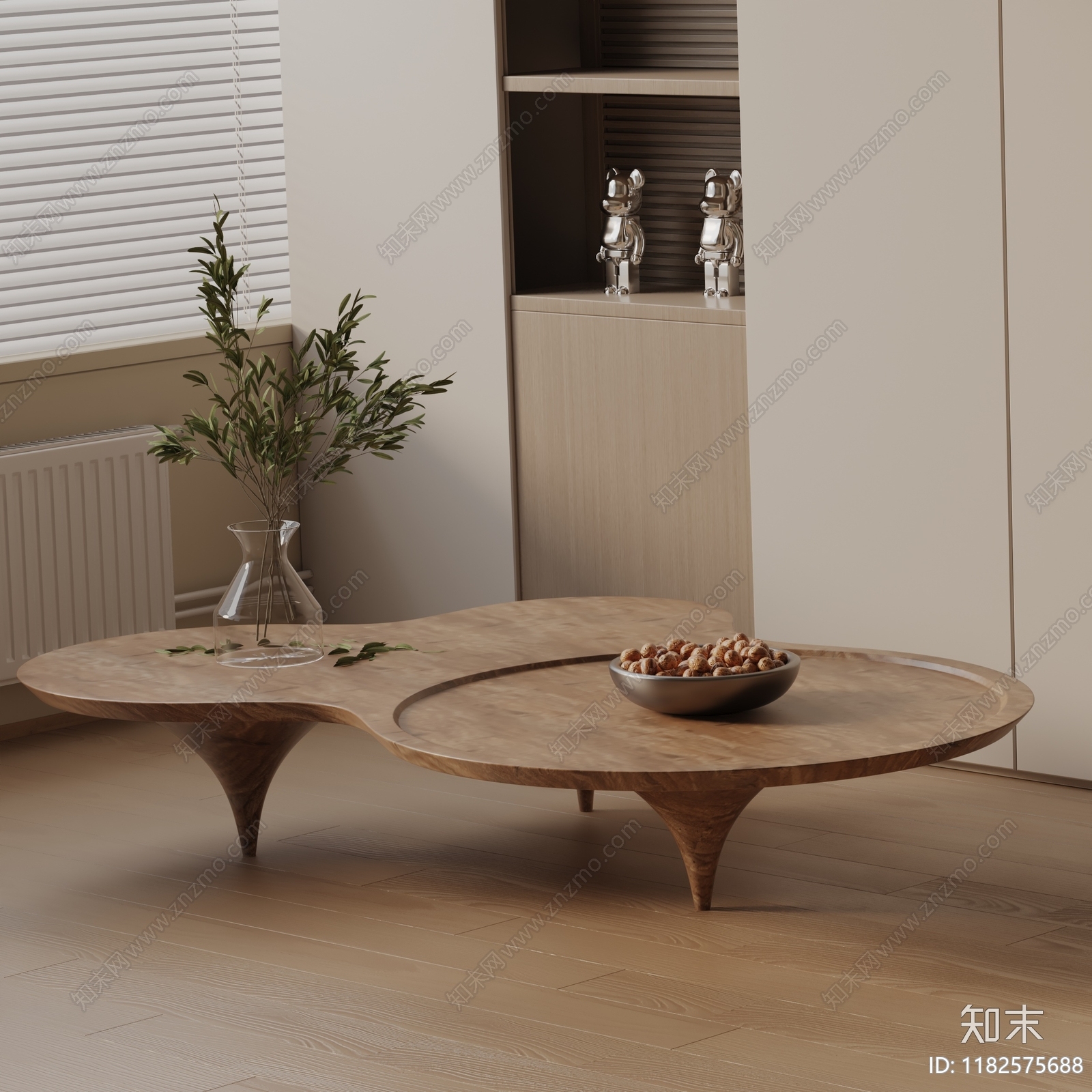 现代茶几3D模型下载【ID:1182575688】