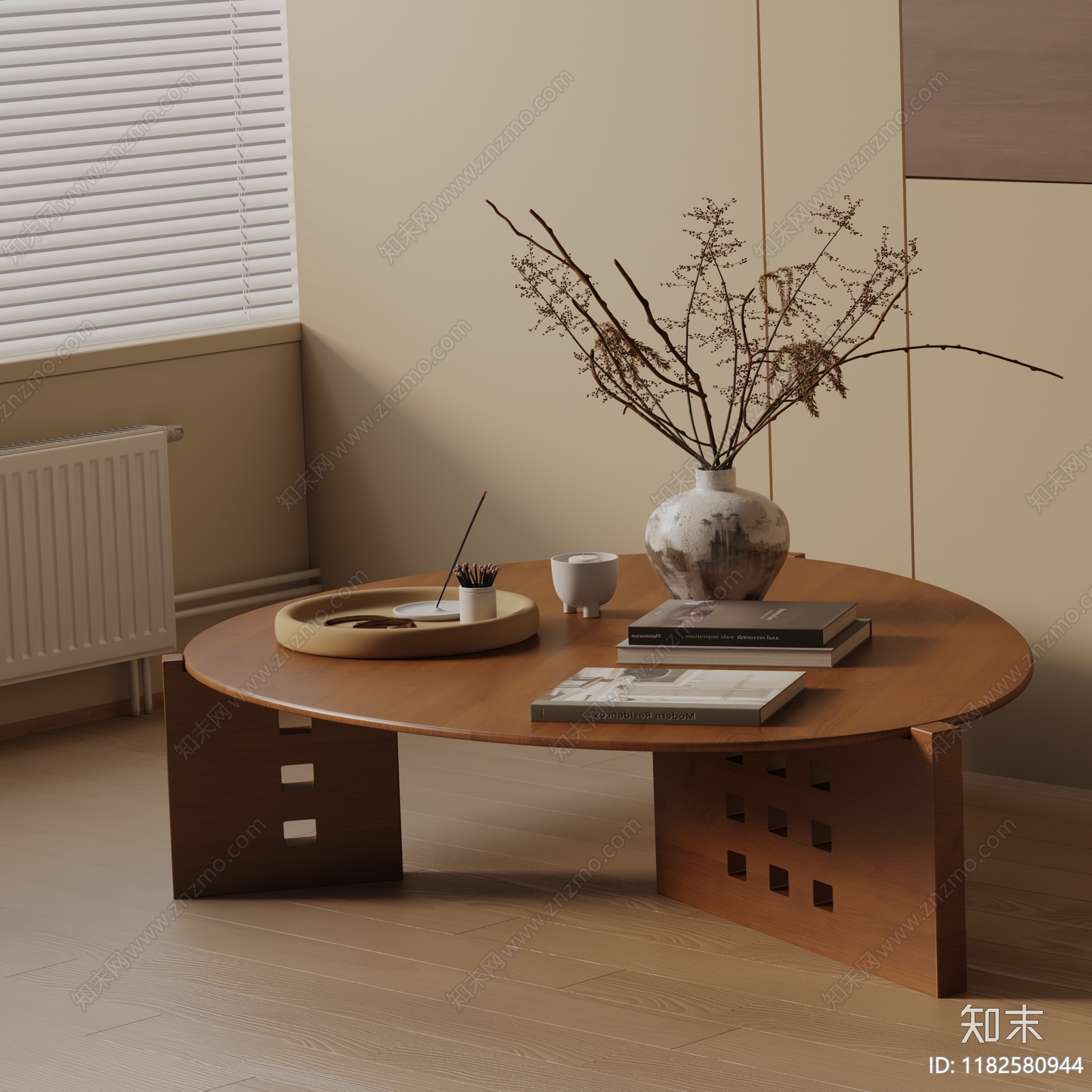 现代茶几3D模型下载【ID:1182580944】