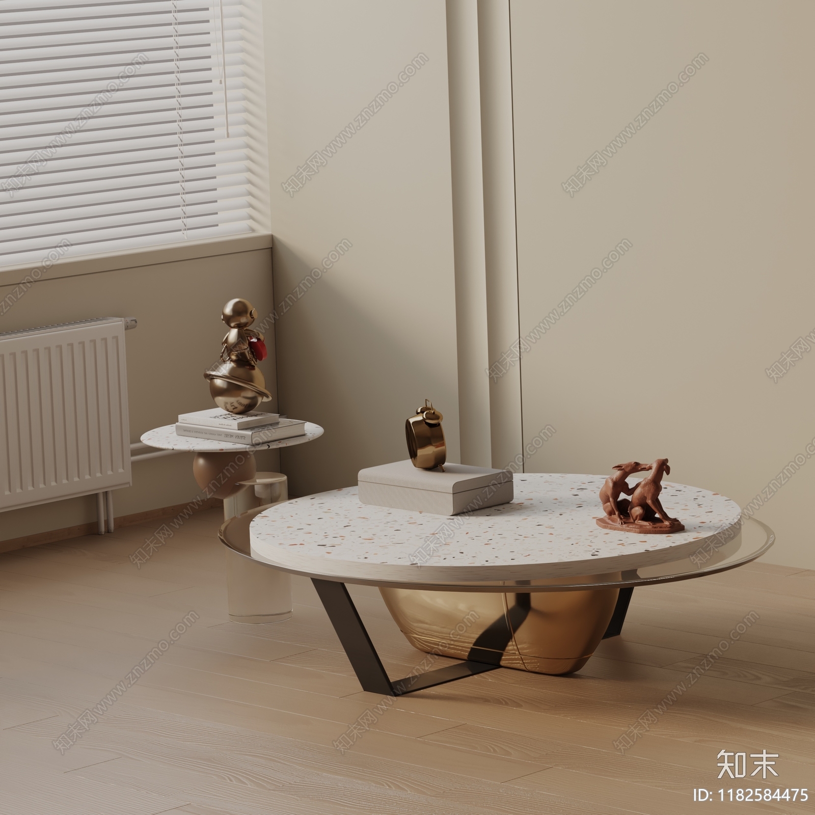 现代茶几3D模型下载【ID:1182584475】