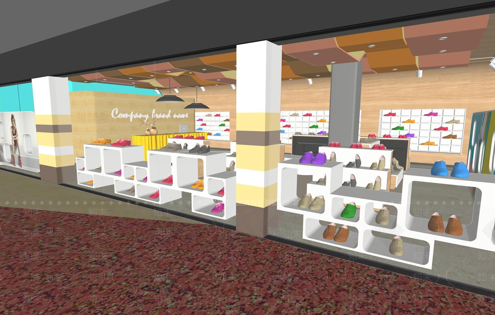 现代新中式其他店铺SU模型下载【ID:1182585713】