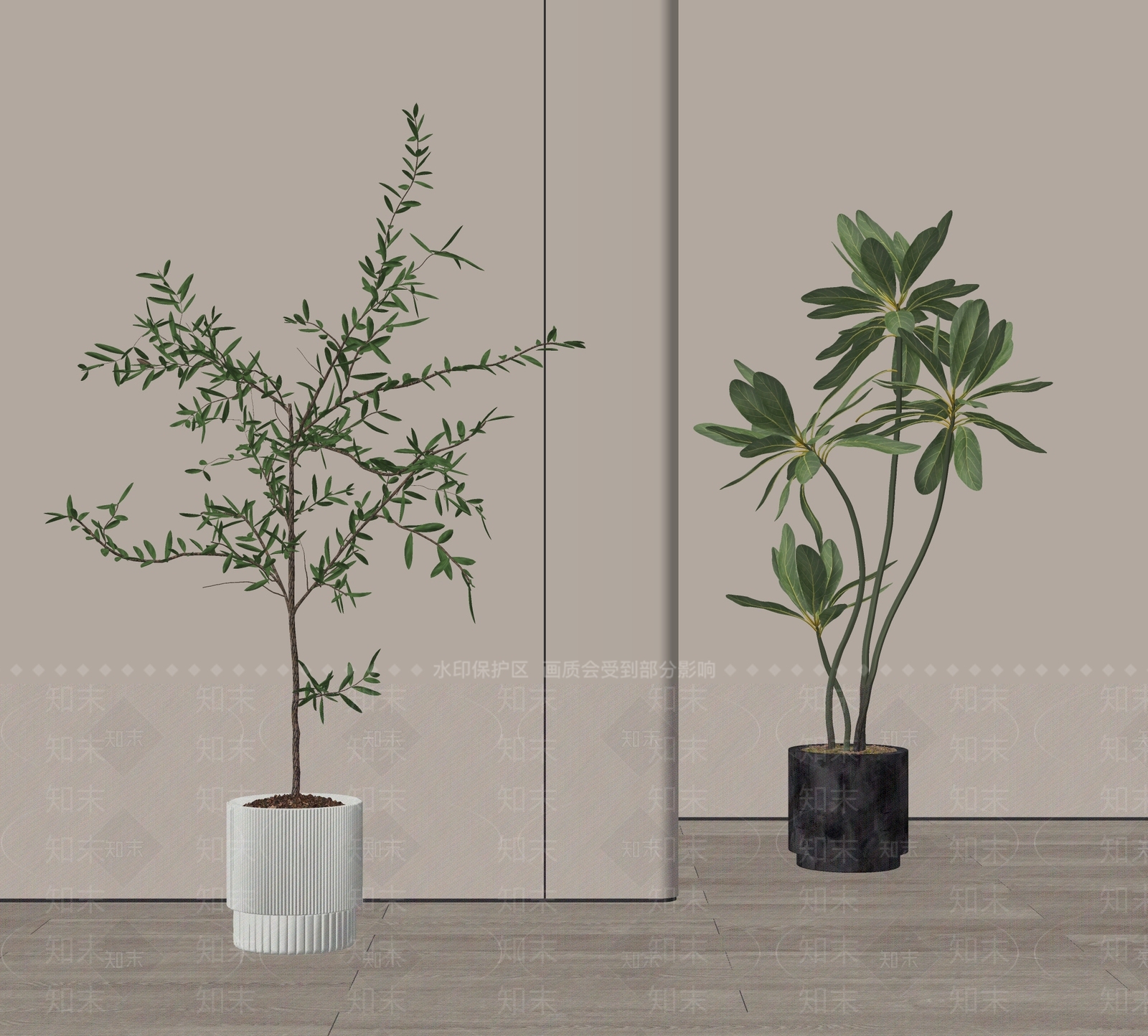 盆栽SU模型下载【ID:1182594883】
