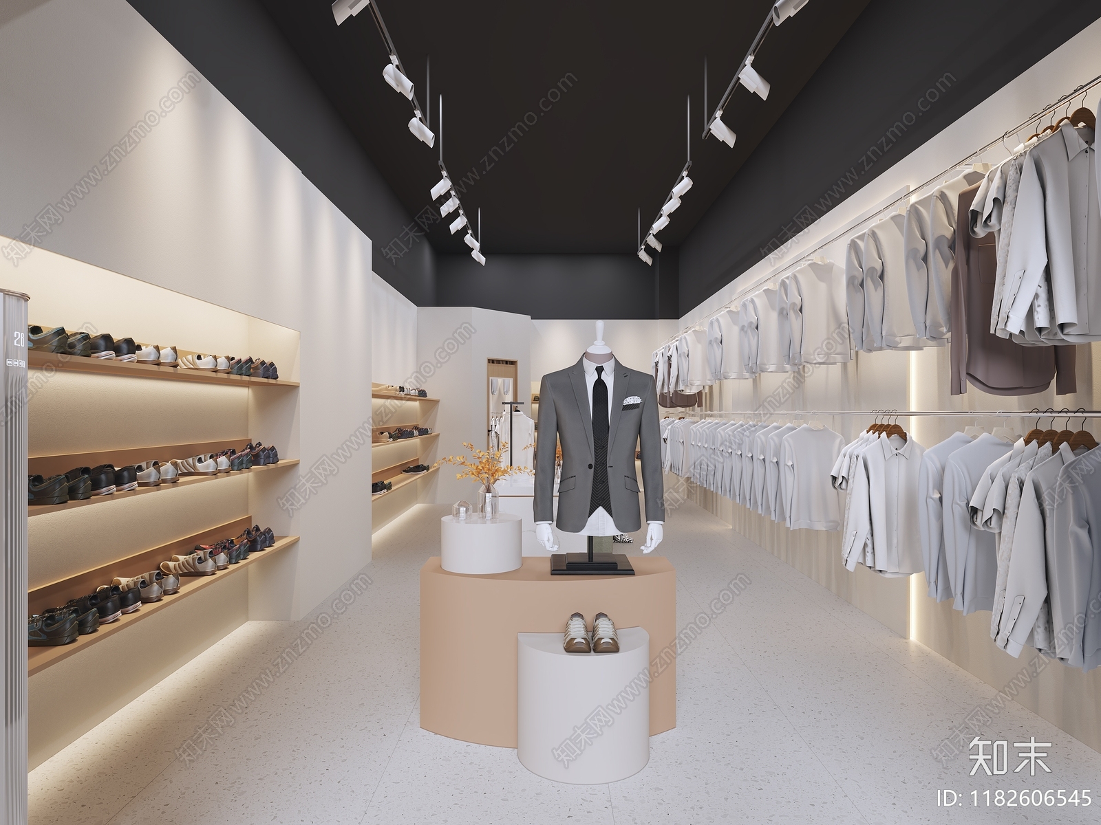 现代服装店3D模型下载【ID:1182606545】