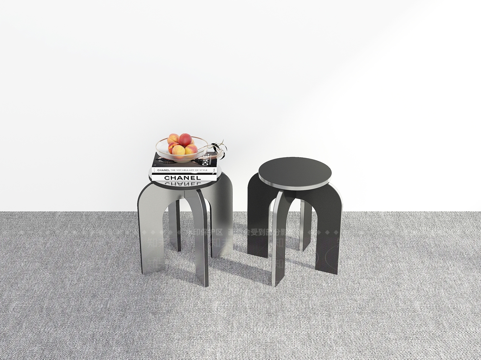 现代其他凳子3D模型下载【ID:1182607708】