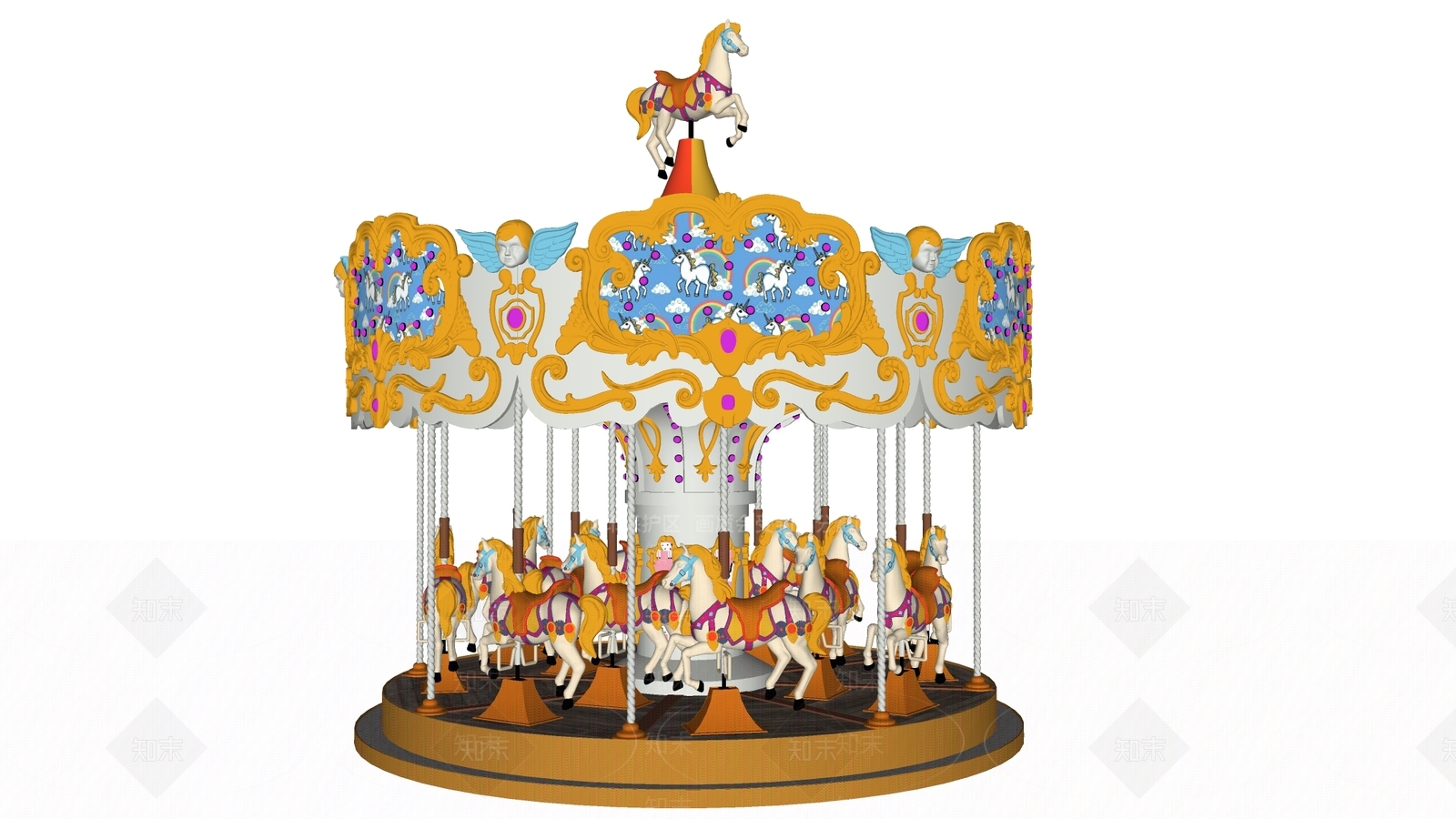 木马SU模型下载【ID:1182621342】