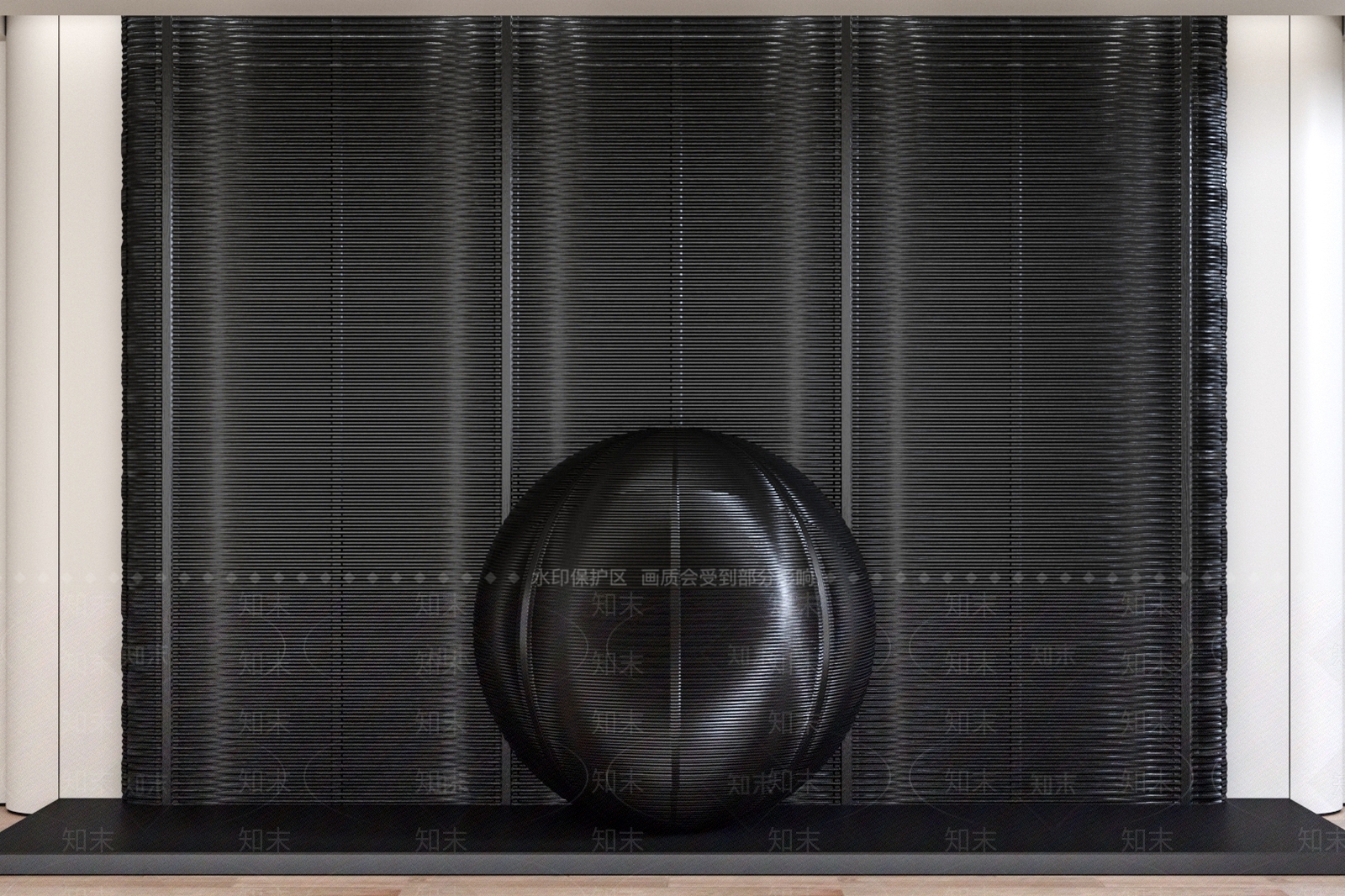现代栏杆3D模型下载【ID:1182634925】