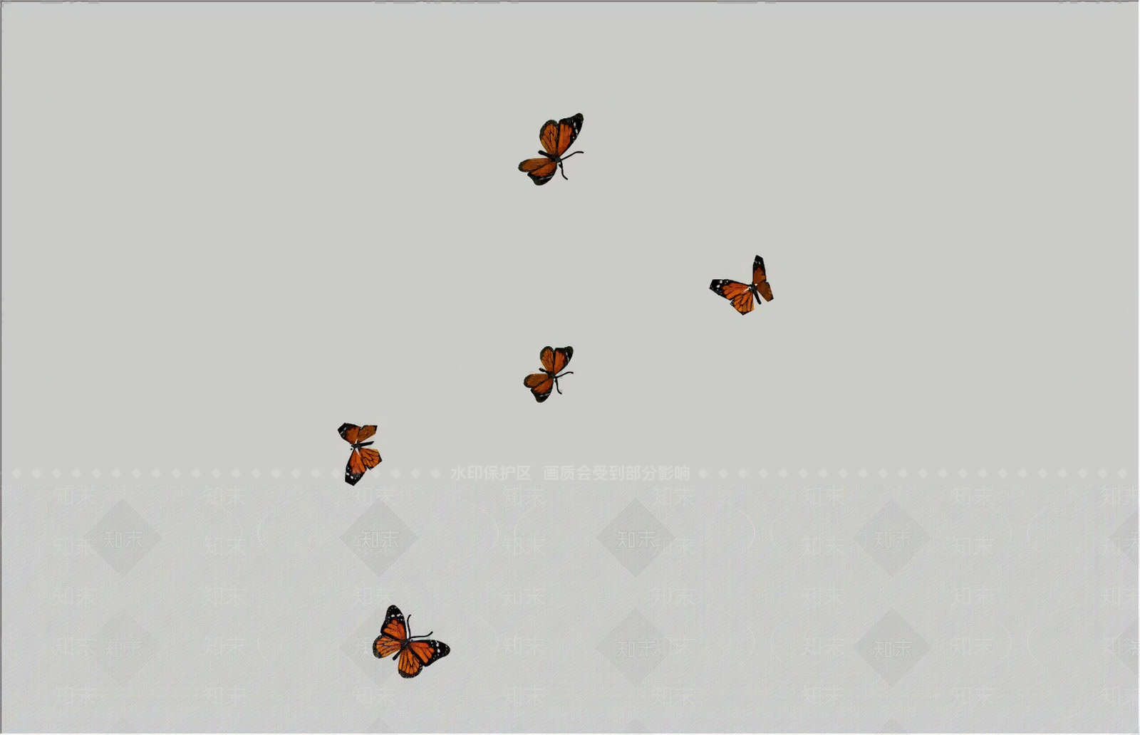 飞行动物SU模型下载【ID:1182635512】