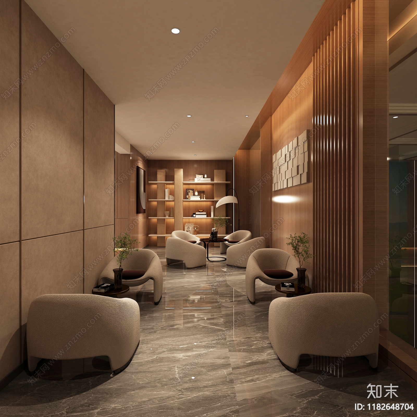 现代酒店3D模型下载【ID:1182648704】