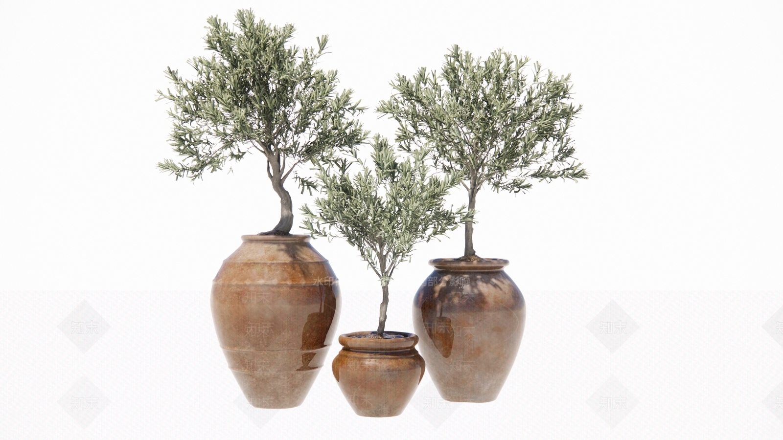 植物组合SU模型下载【ID:1182650225】