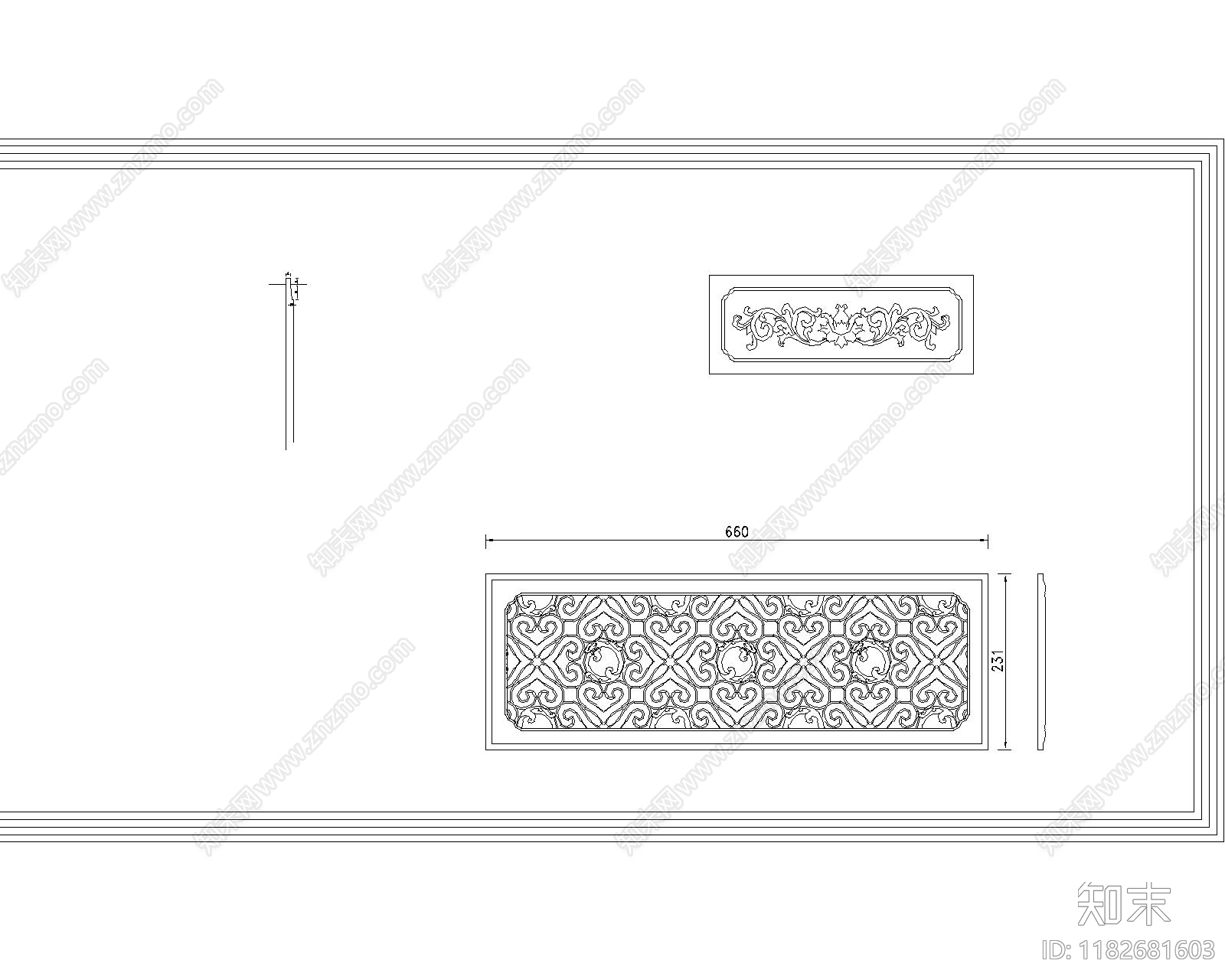 中式综合家具图库cad施工图下载【ID:1182681603】