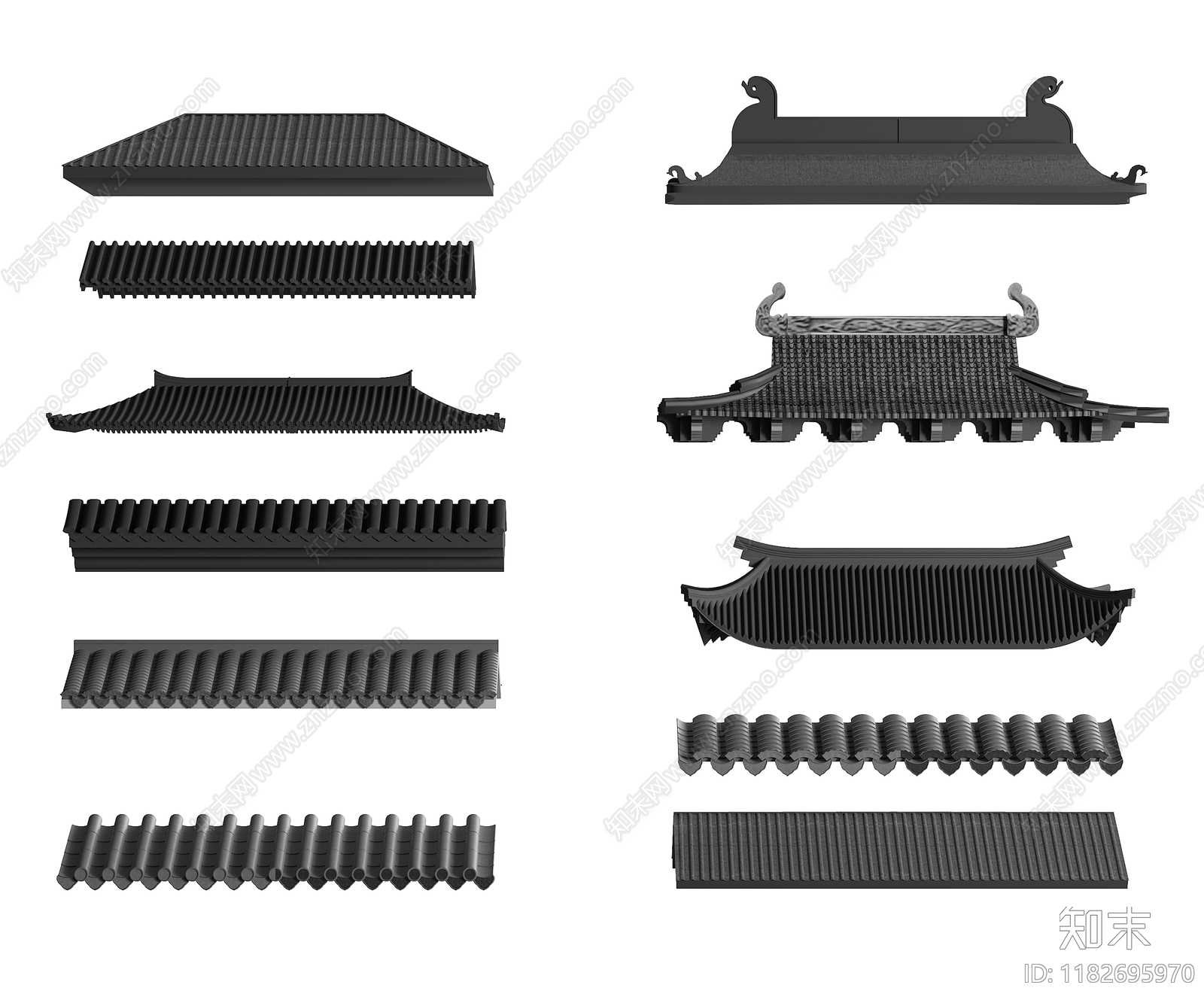 现代其他局部构件3D模型下载【ID:1182695970】