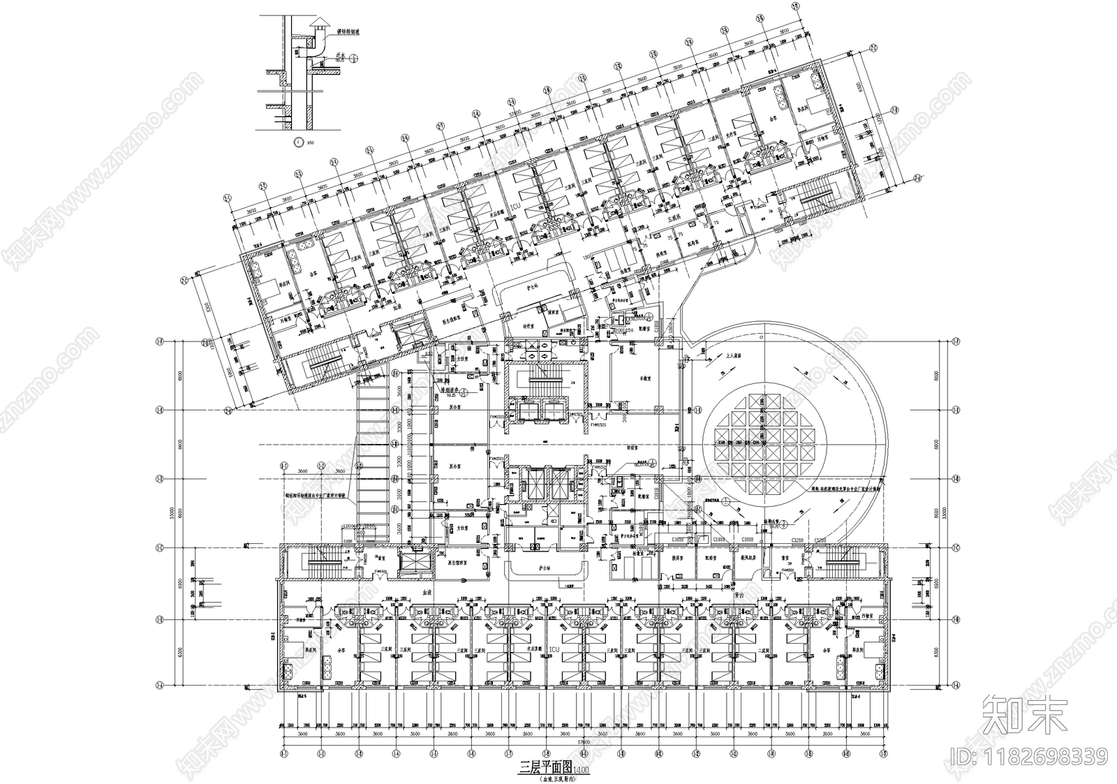 建筑平面图施工图下载【ID:1182698339】