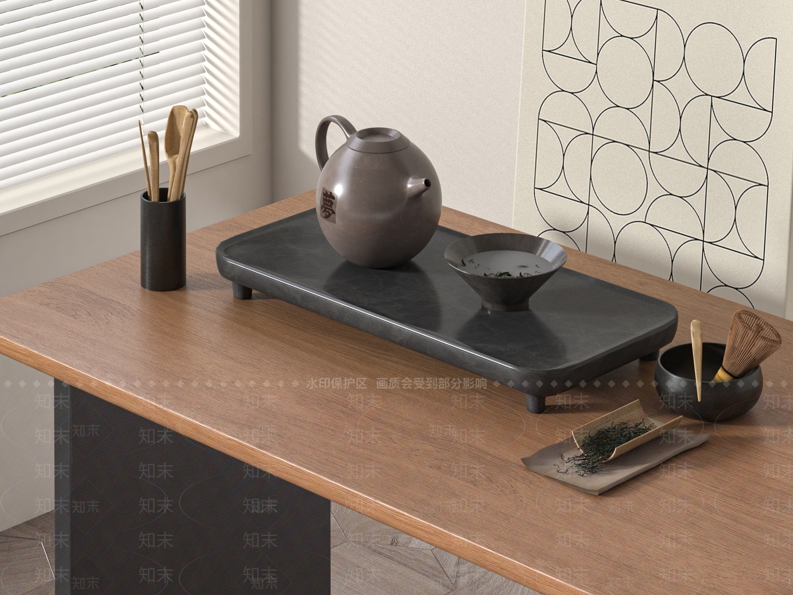茶具3D模型下载【ID:1182718386】
