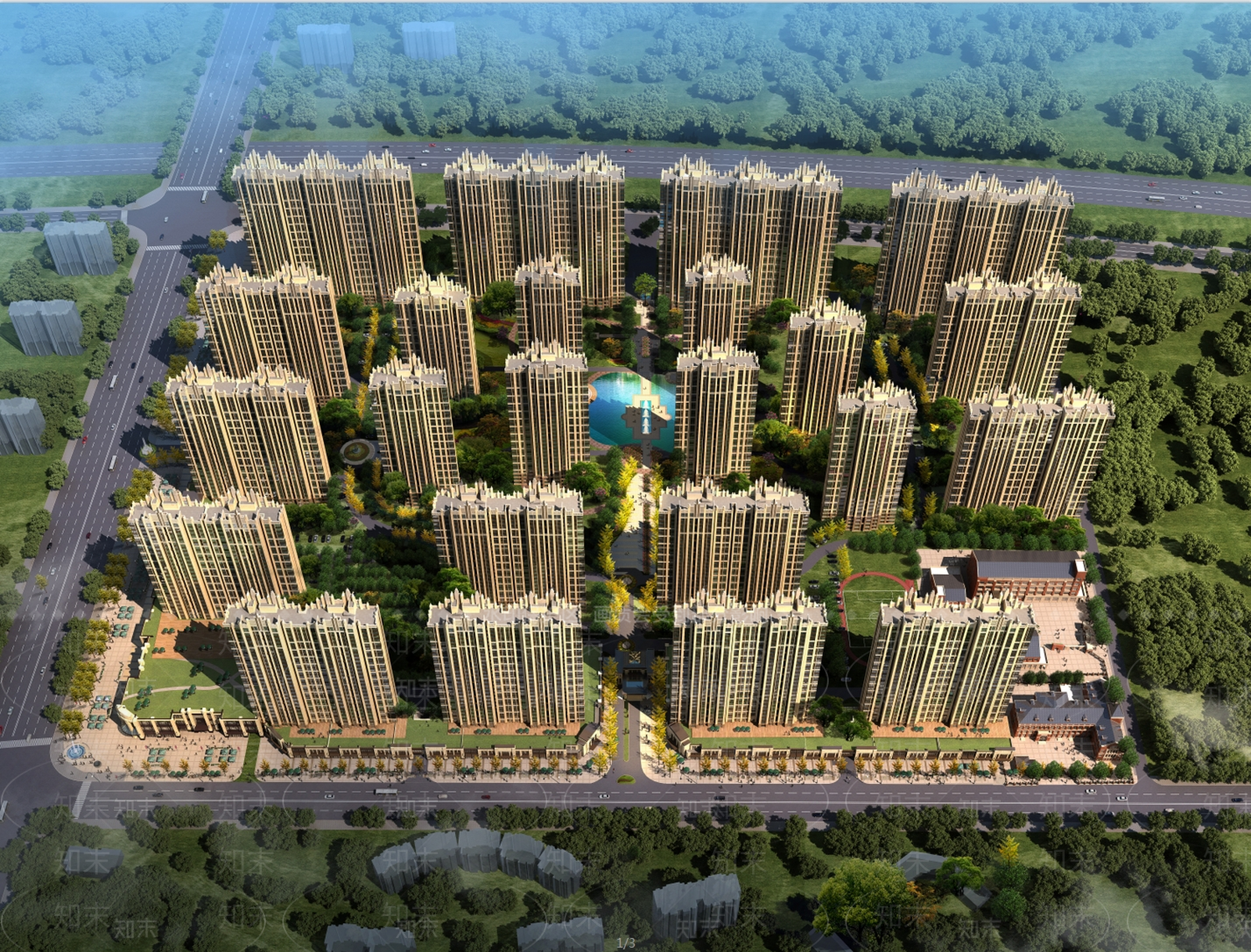 意式简欧高层住宅SU模型下载【ID:1182728698】