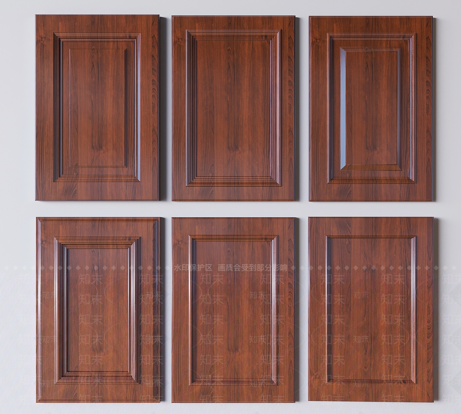 中式柜门3D模型下载【ID:1182727066】