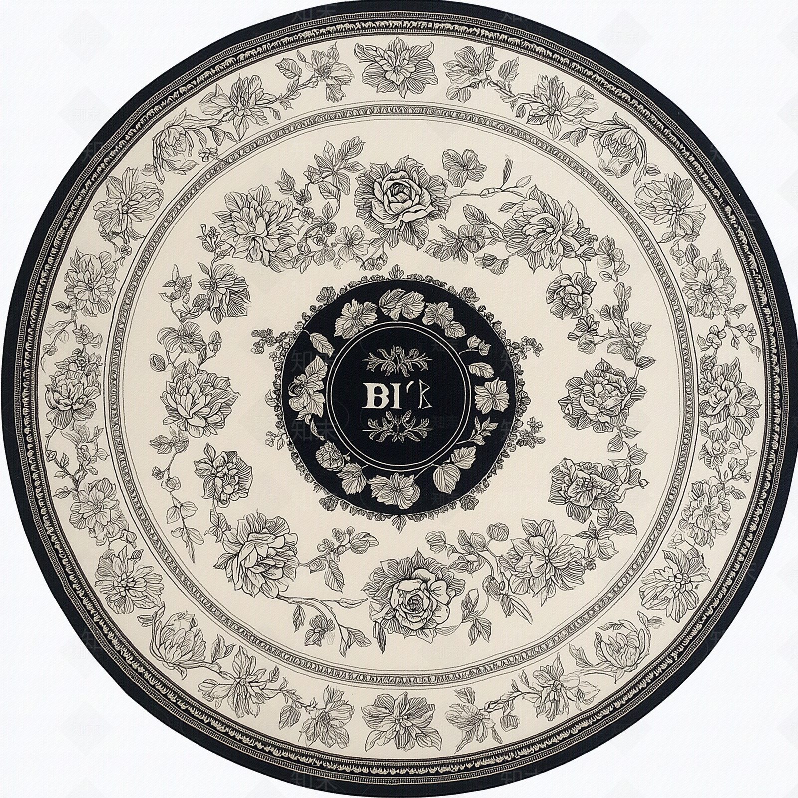 现代欧式地毯贴图下载【ID:1182730812】