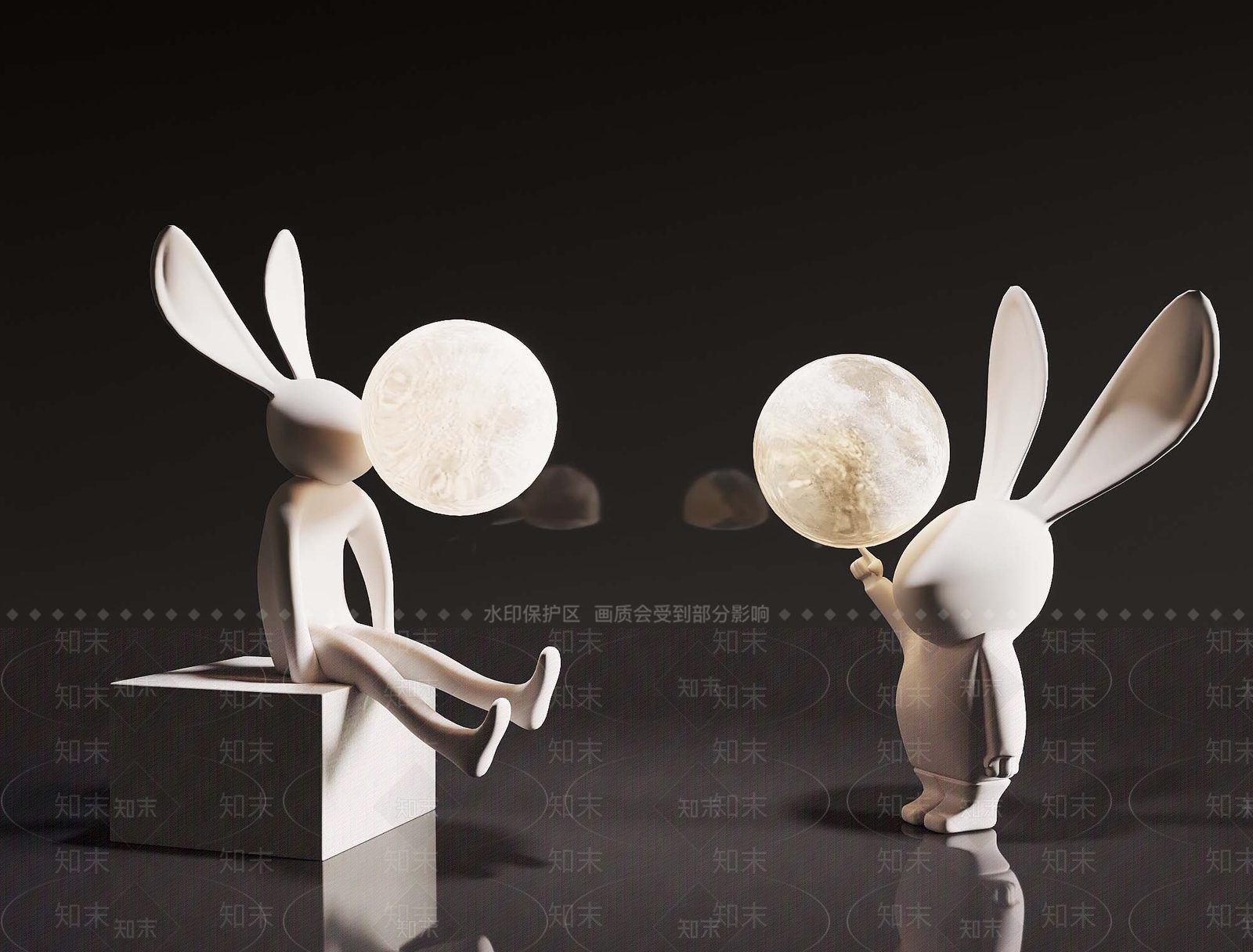 现代其他灯具3D模型下载【ID:1182736312】