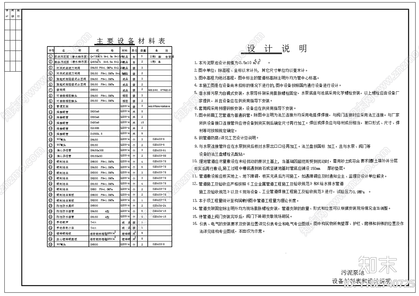 水处理cad施工图下载【ID:1182740725】