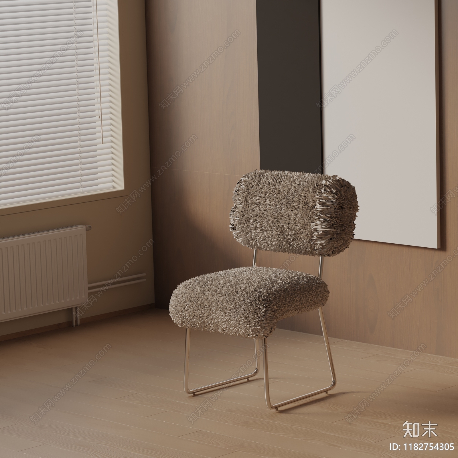 现代餐椅3D模型下载【ID:1182754305】