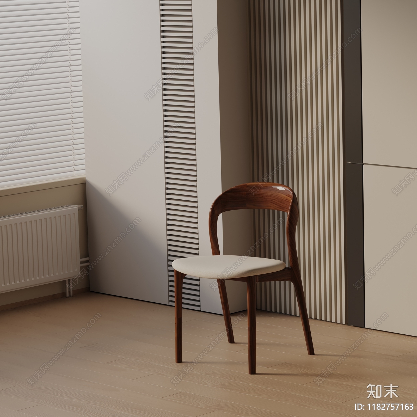 现代餐椅3D模型下载【ID:1182757163】