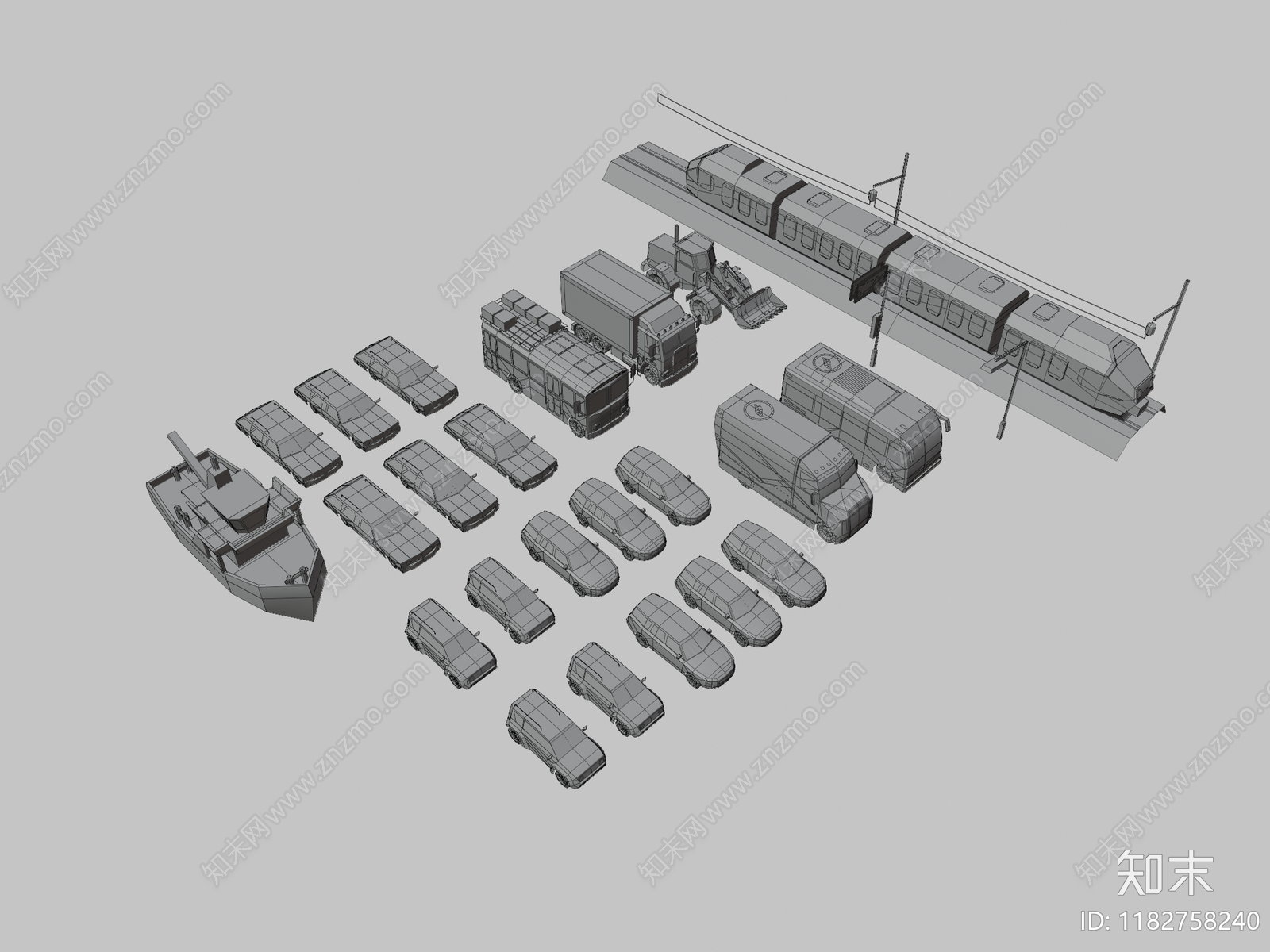 汽车3D模型下载【ID:1182758240】