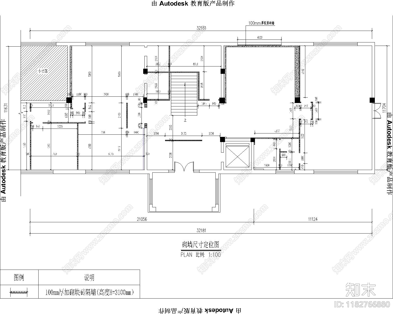 轻奢极简其他工装空间cad施工图下载【ID:1182766880】