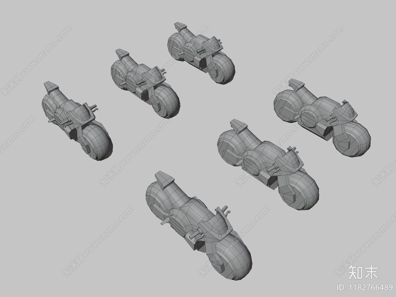 摩托车3D模型下载【ID:1182766489】