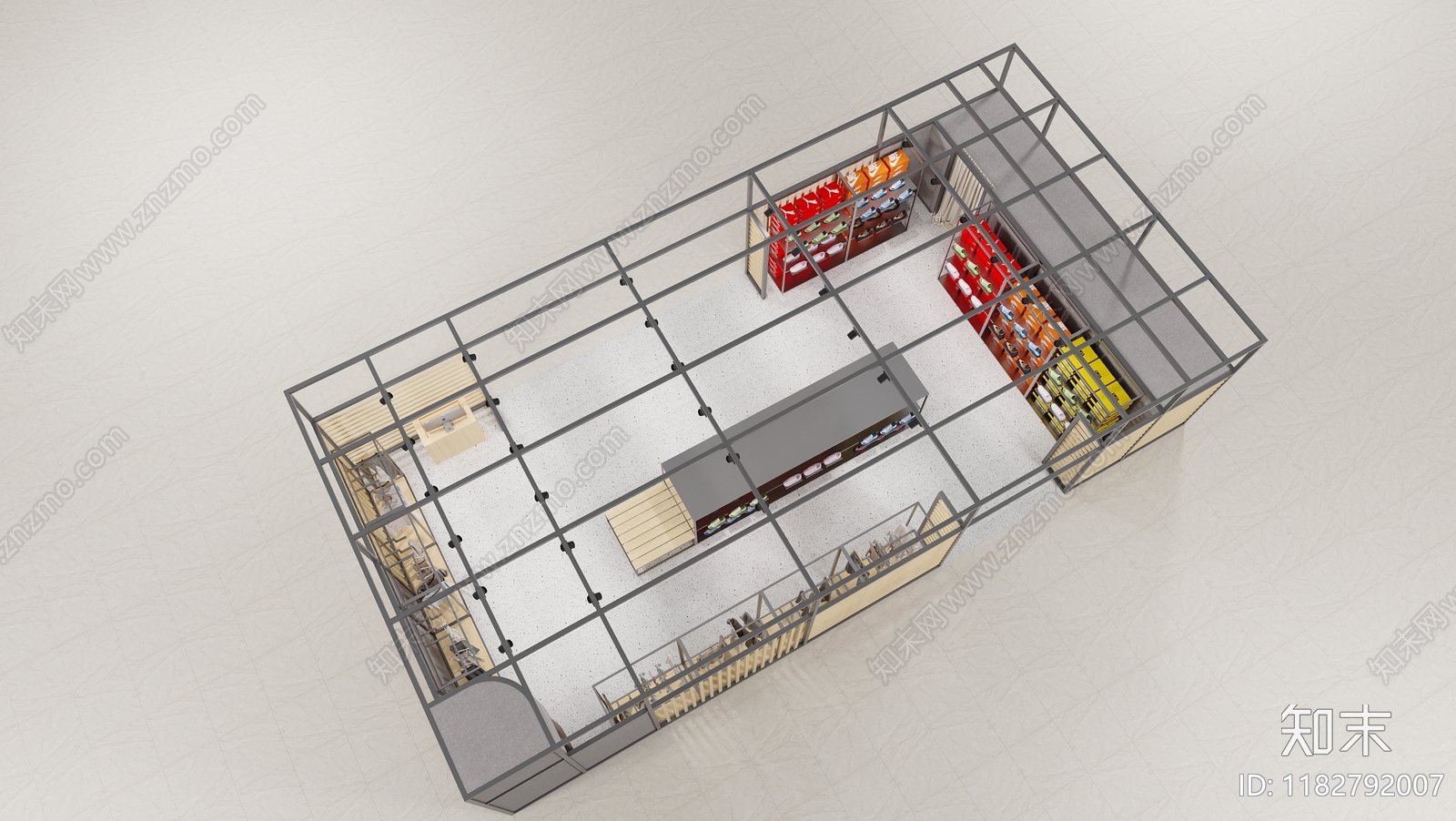 现代其他商业空间3D模型下载【ID:1182792007】