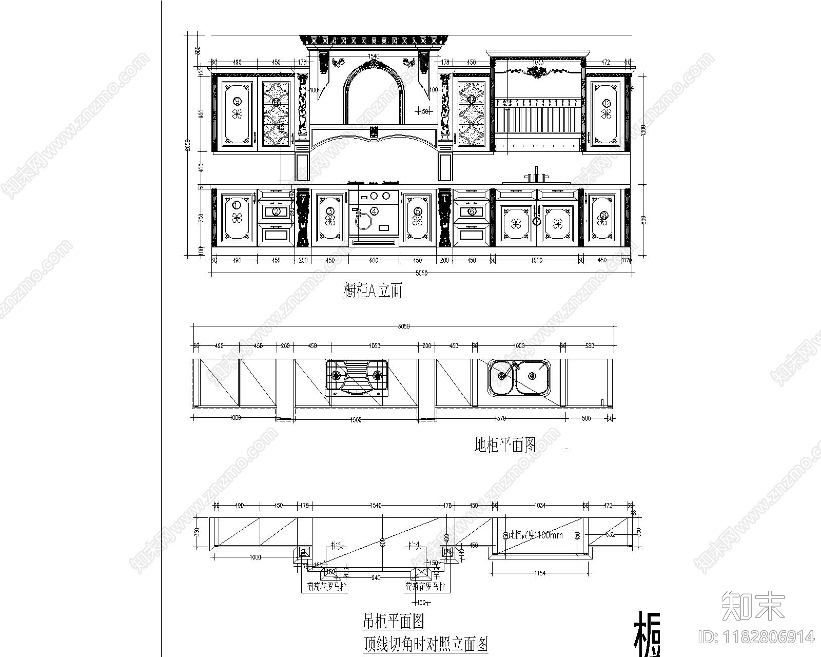 美式家具节点详图cad施工图下载【ID:1182806914】