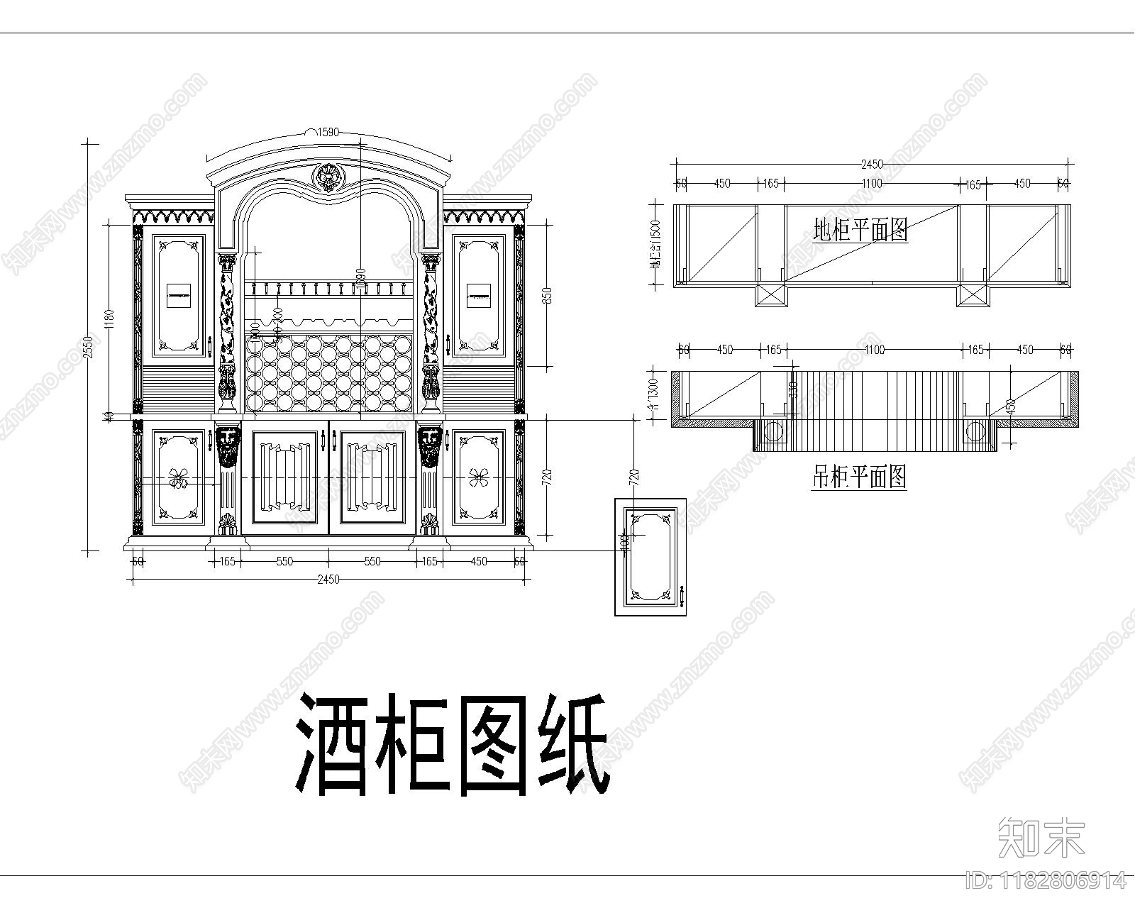 美式家具节点详图cad施工图下载【ID:1182806914】