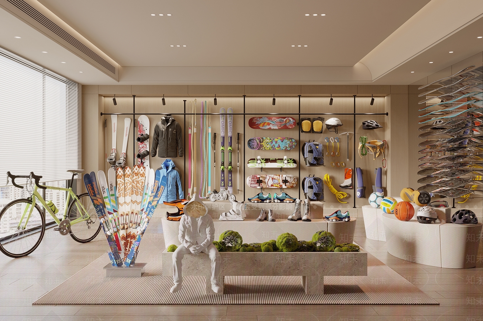 现代其他店铺SU模型下载【ID:1182808381】