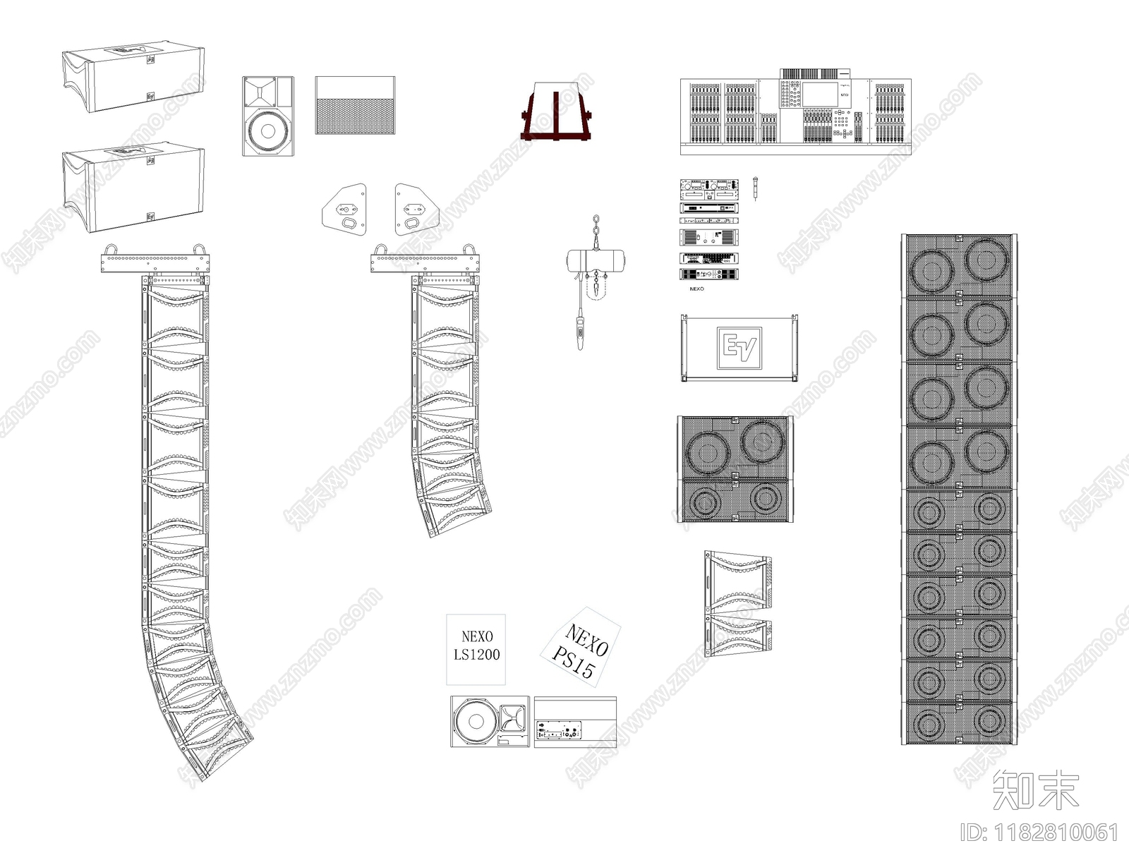 现代舞台cad施工图下载【ID:1182810061】