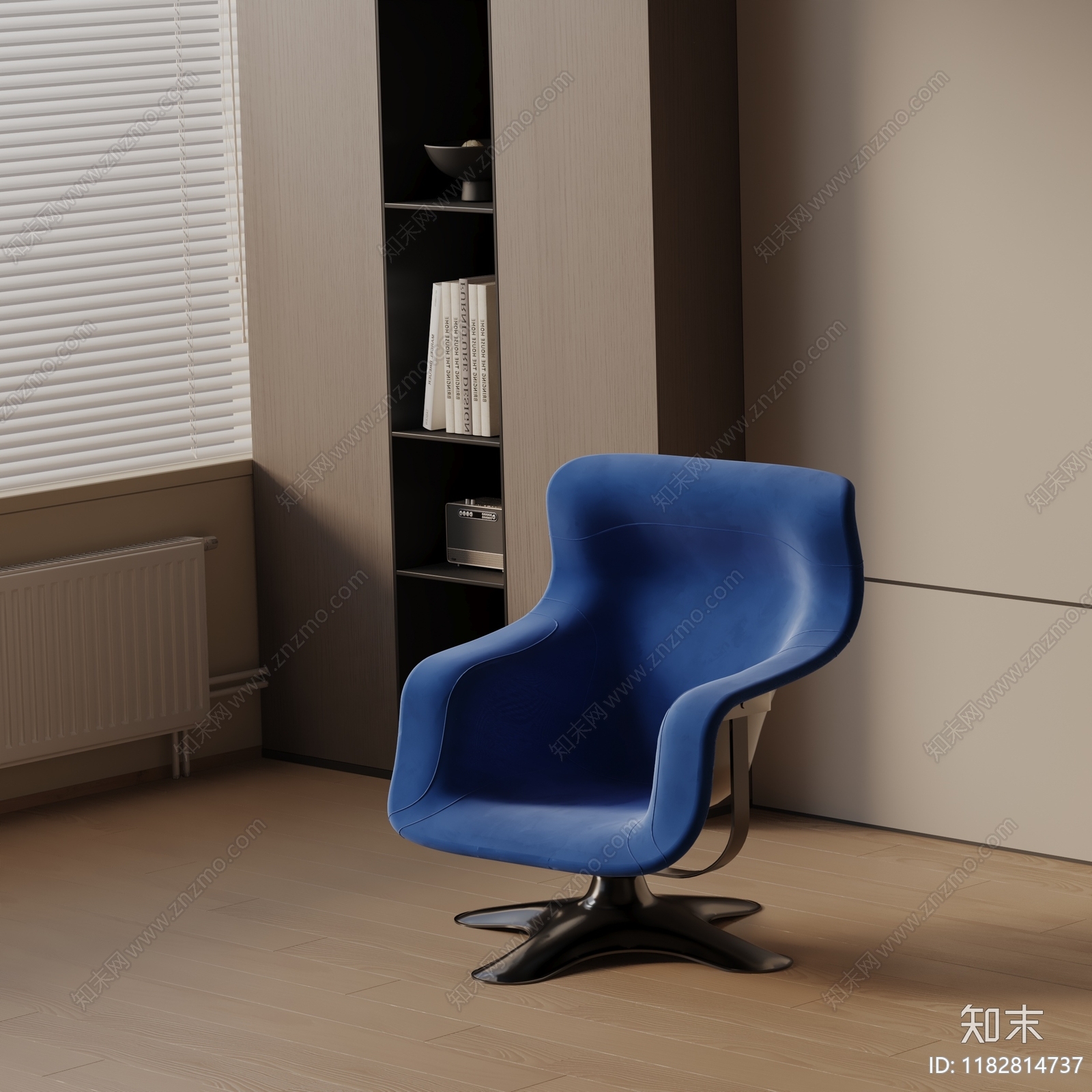 现代休闲椅3D模型下载【ID:1182814737】