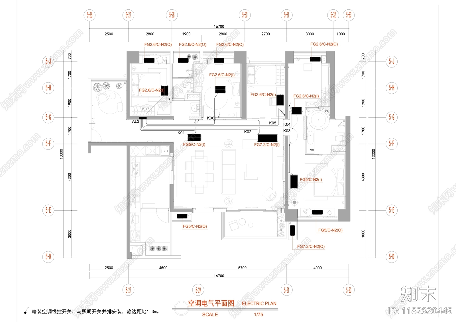 暖通图cad施工图下载【ID:1182820449】