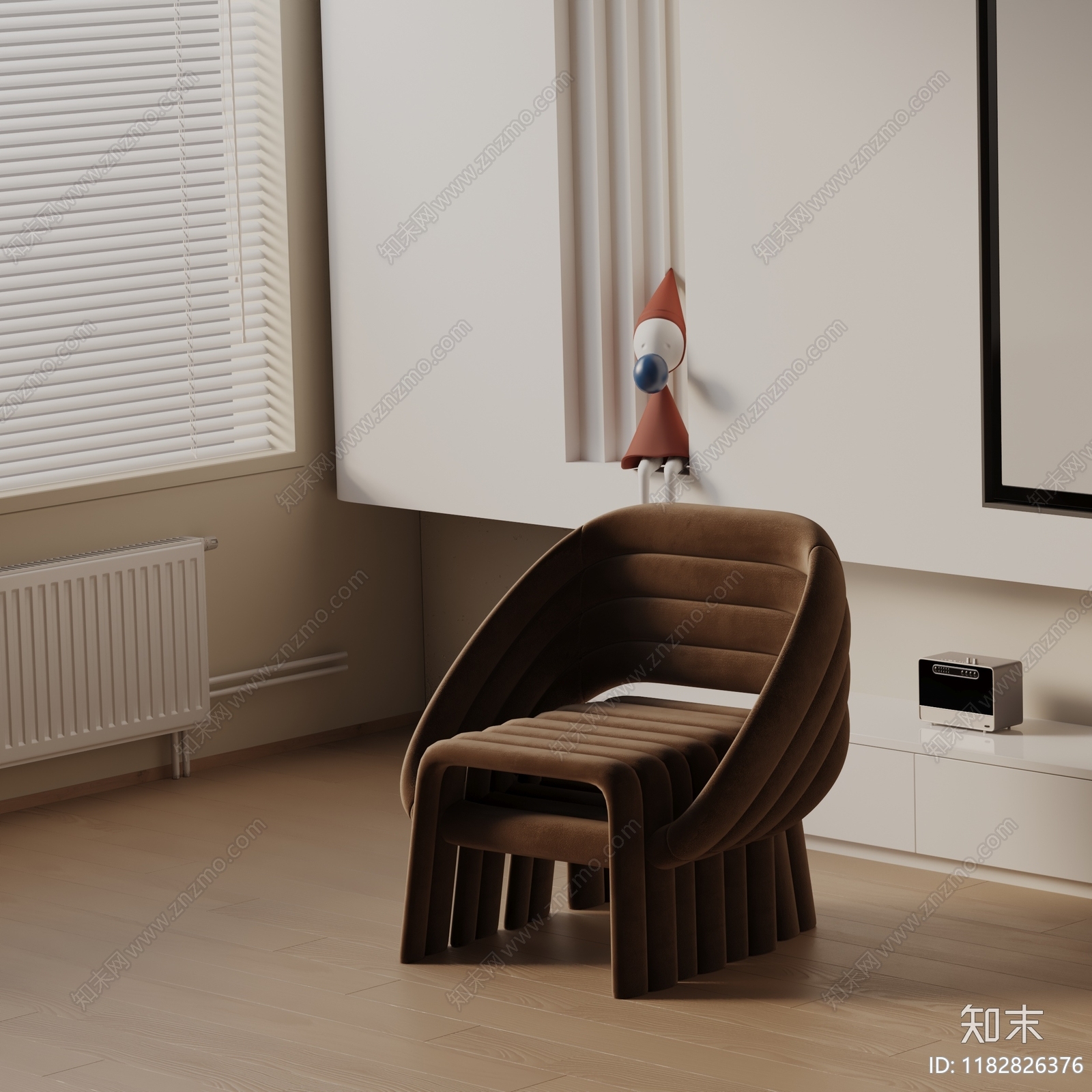 现代休闲椅3D模型下载【ID:1182826376】