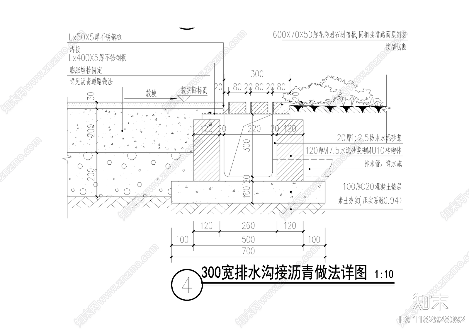 给排水节点详图cad施工图下载【ID:1182828092】