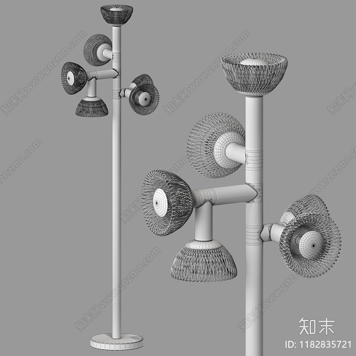 现代落地灯3D模型下载【ID:1182835721】