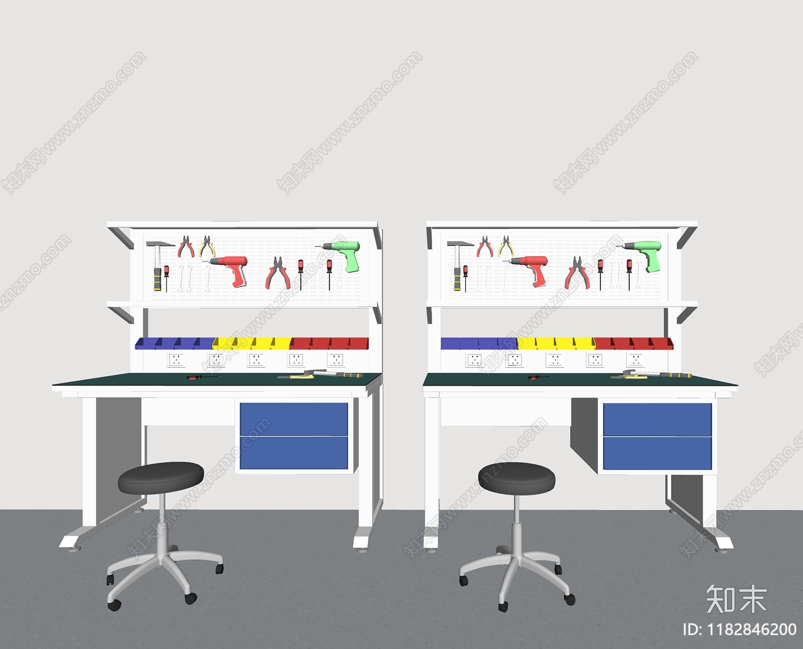 现代操作台SU模型下载【ID:1182846200】