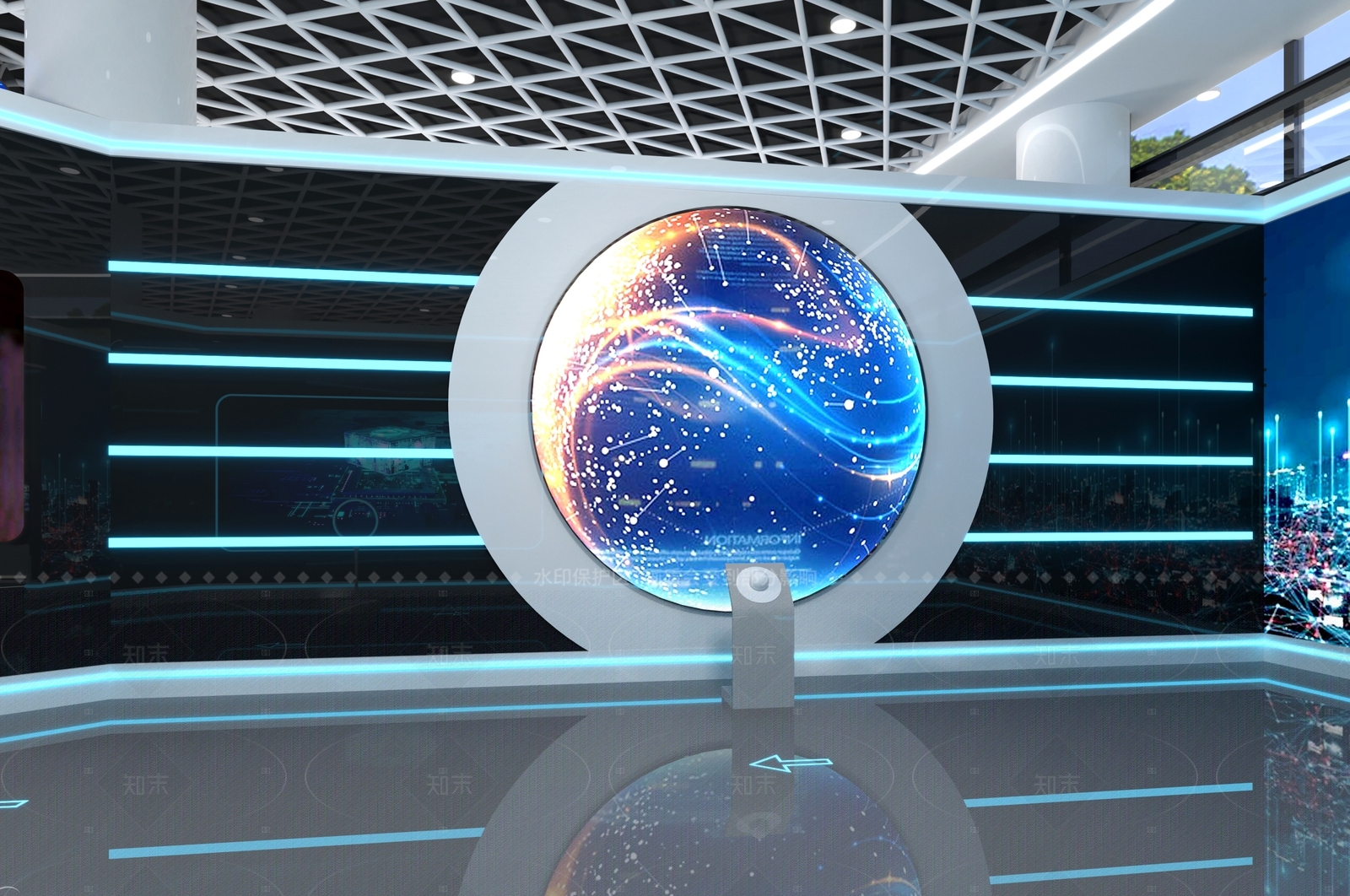 现代其他公共空间3D模型下载【ID:1182853586】