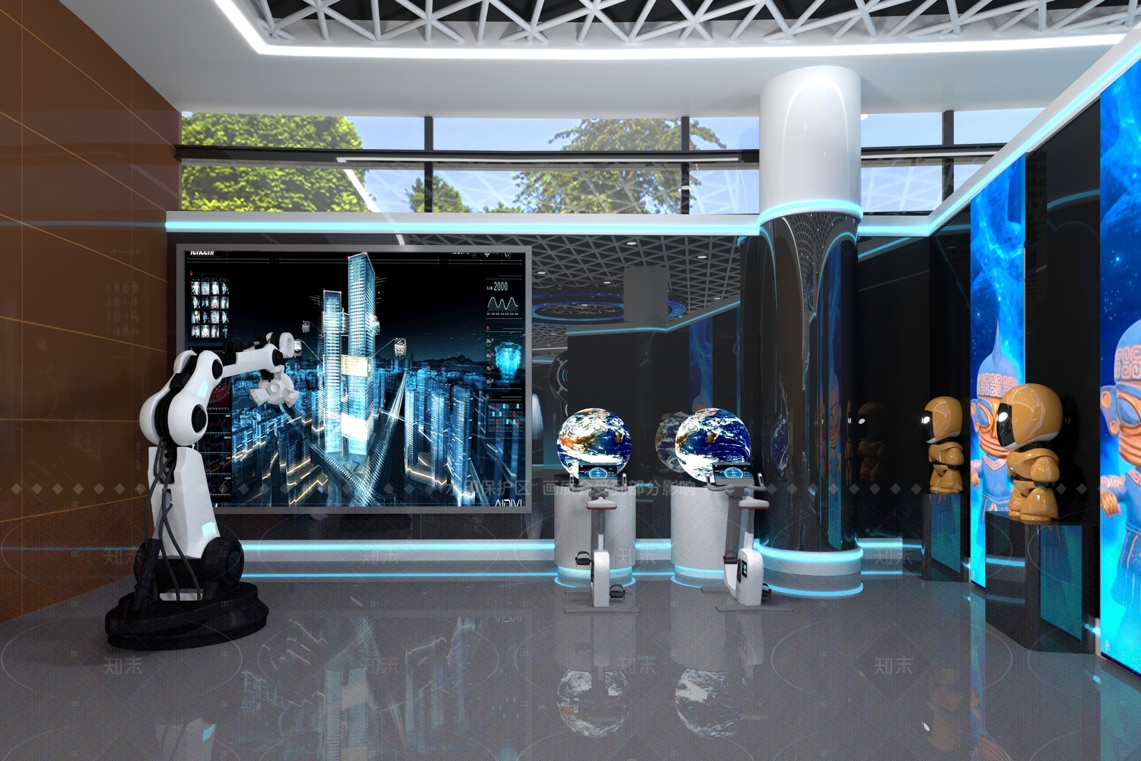 现代其他公共空间3D模型下载【ID:1182853586】