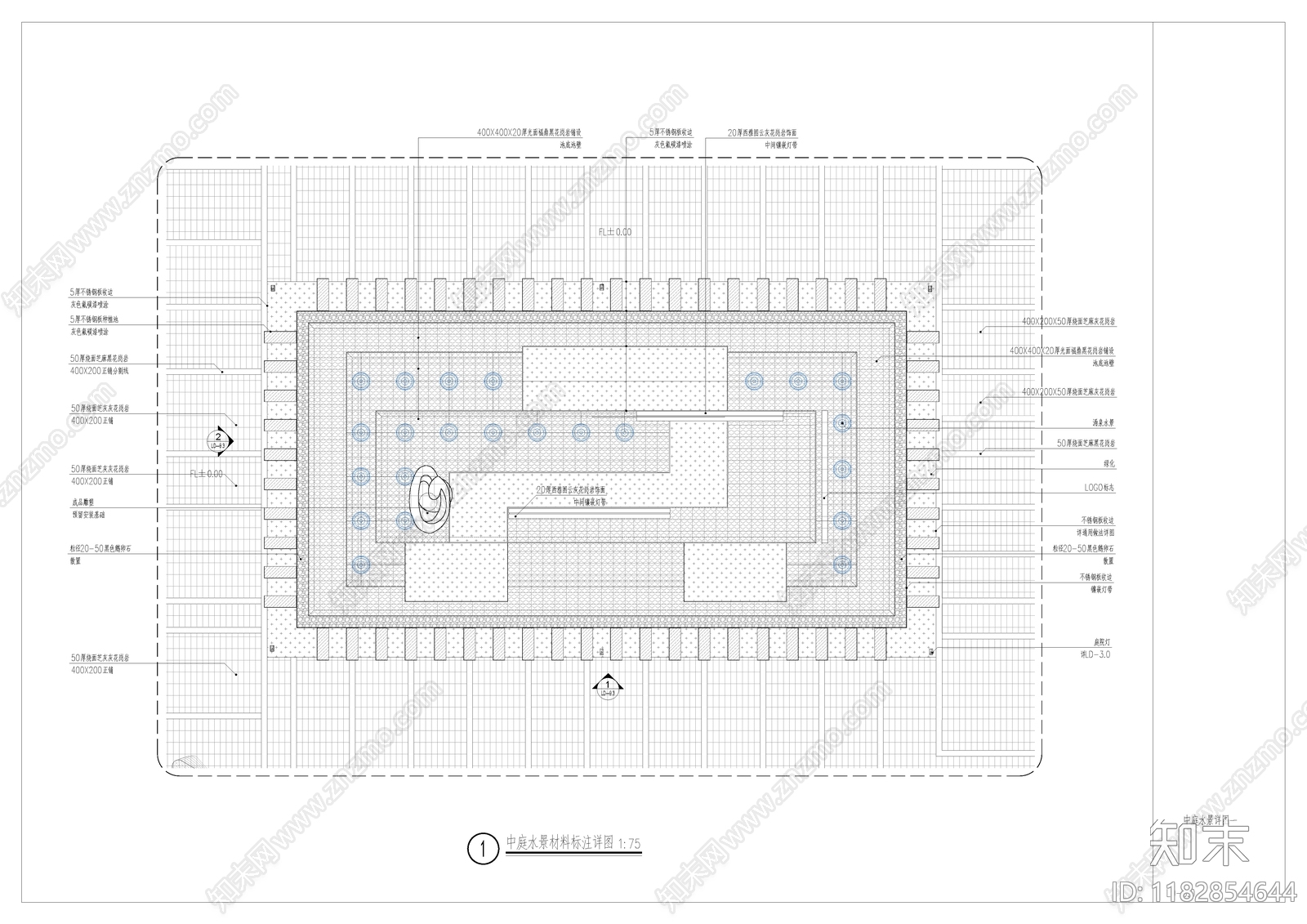 现代公园景观施工图下载【ID:1182854644】
