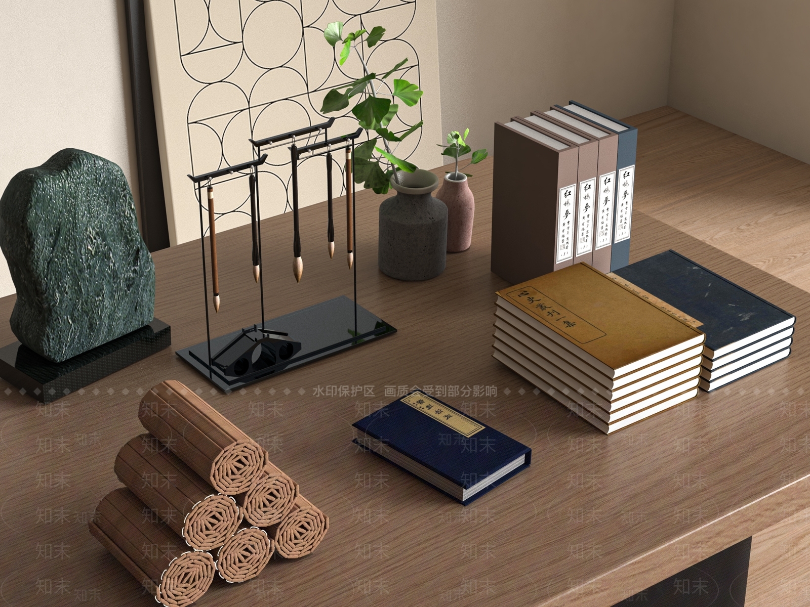 书籍3D模型下载【ID:1182857925】