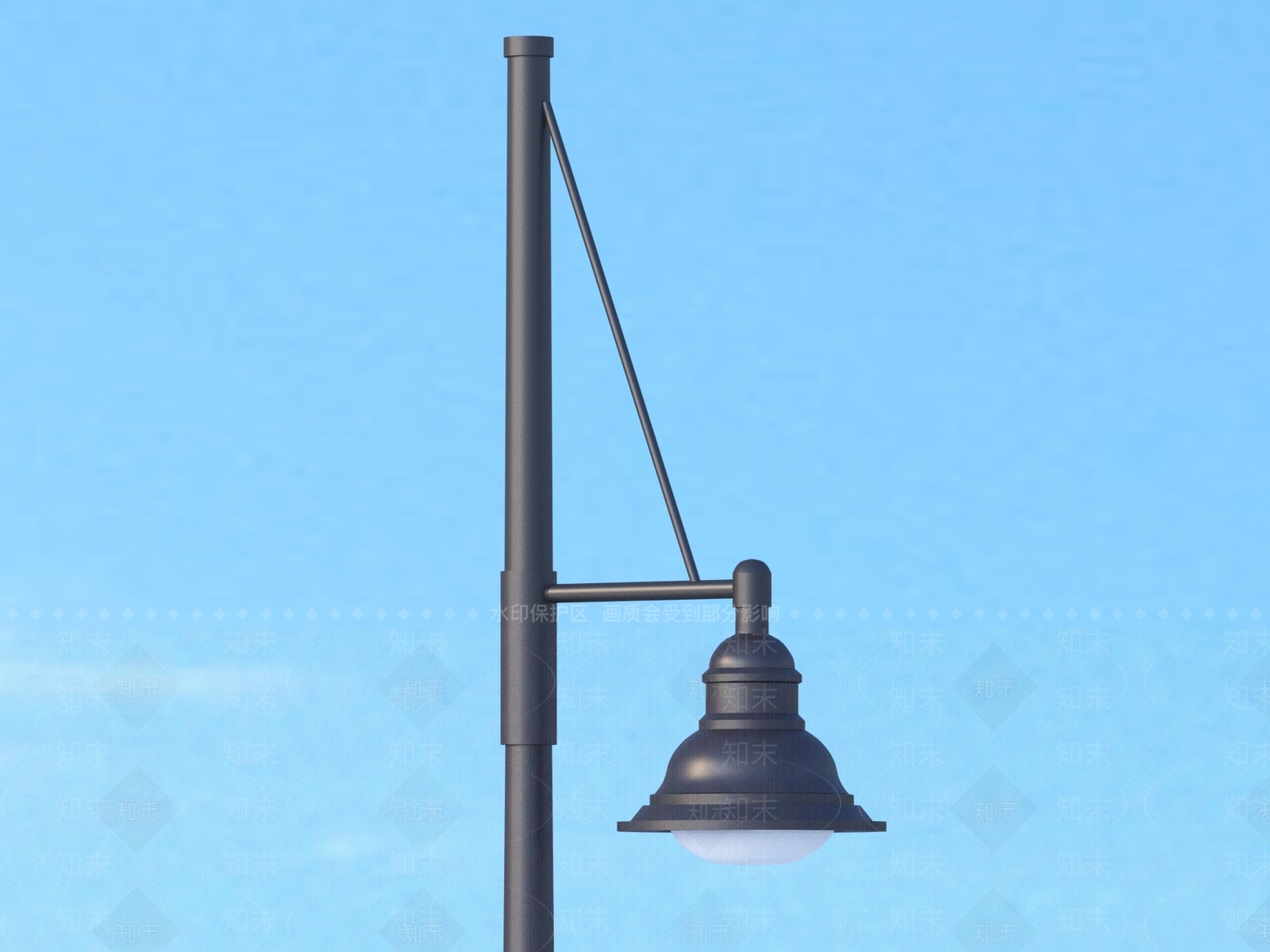 现代其他户外灯3D模型下载【ID:1182858392】