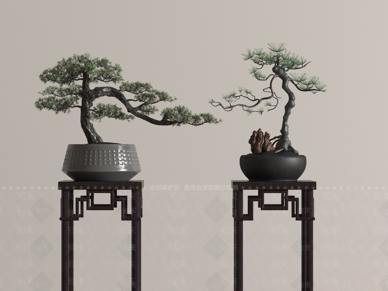 花架3D模型下载【ID:1182861227】