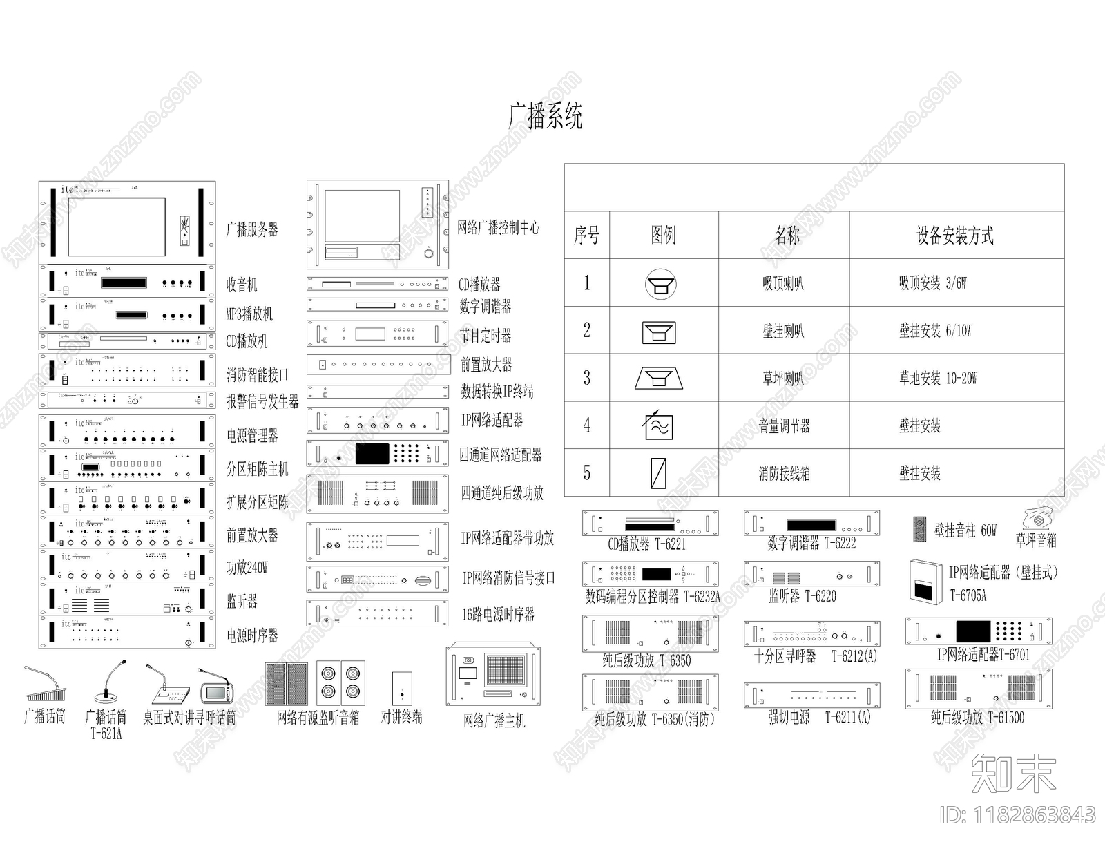 现代标识图库cad施工图下载【ID:1182863843】