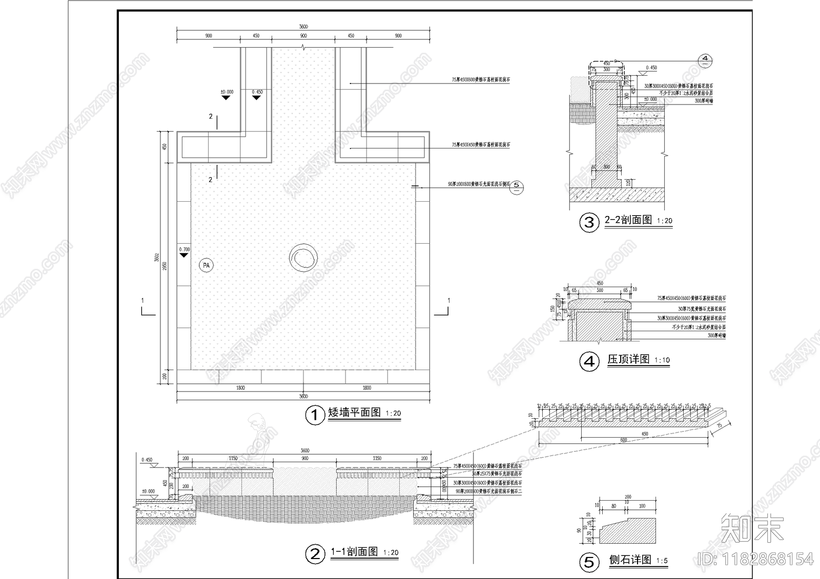 欧式树池cad施工图下载【ID:1182868154】