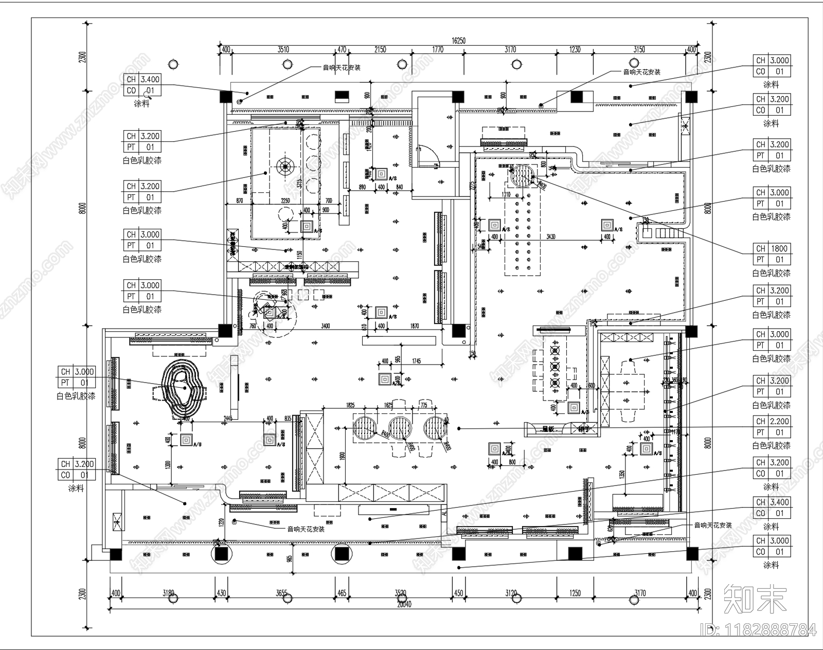 现代其他商业空间cad施工图下载【ID:1182888784】