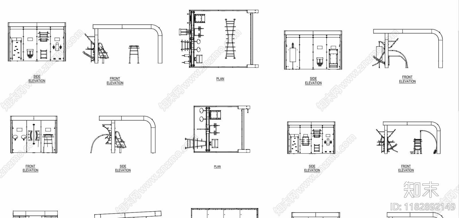 现代运动器材cad施工图下载【ID:1182892149】