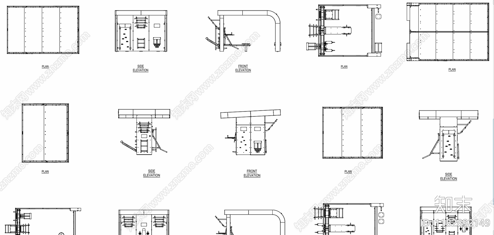 现代运动器材cad施工图下载【ID:1182892149】