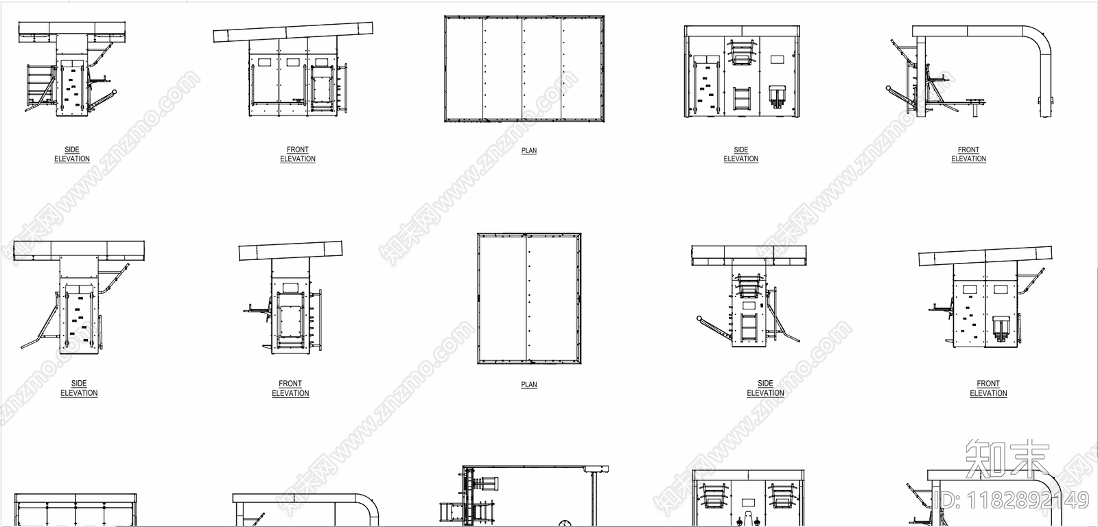 现代运动器材cad施工图下载【ID:1182892149】