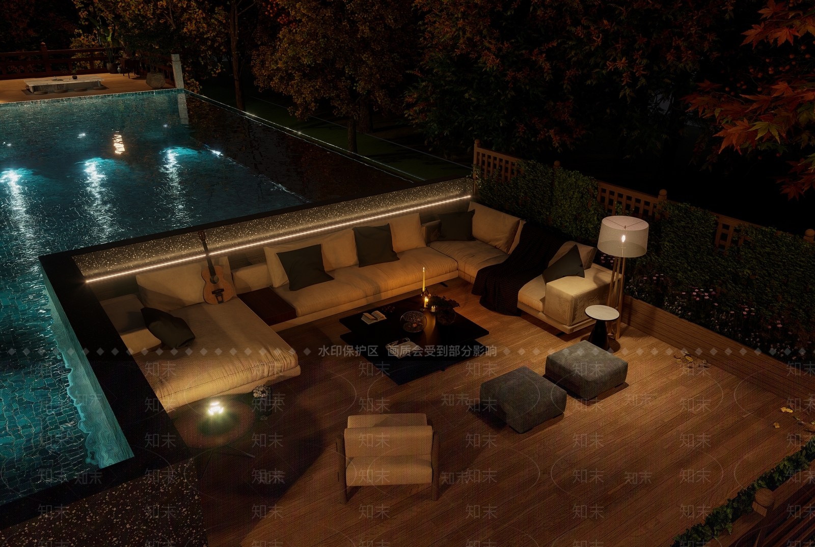 现代极简乡村庭院SU模型下载【ID:1183227478】